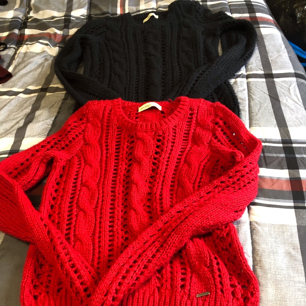Abercrombie and Fitch sweaters